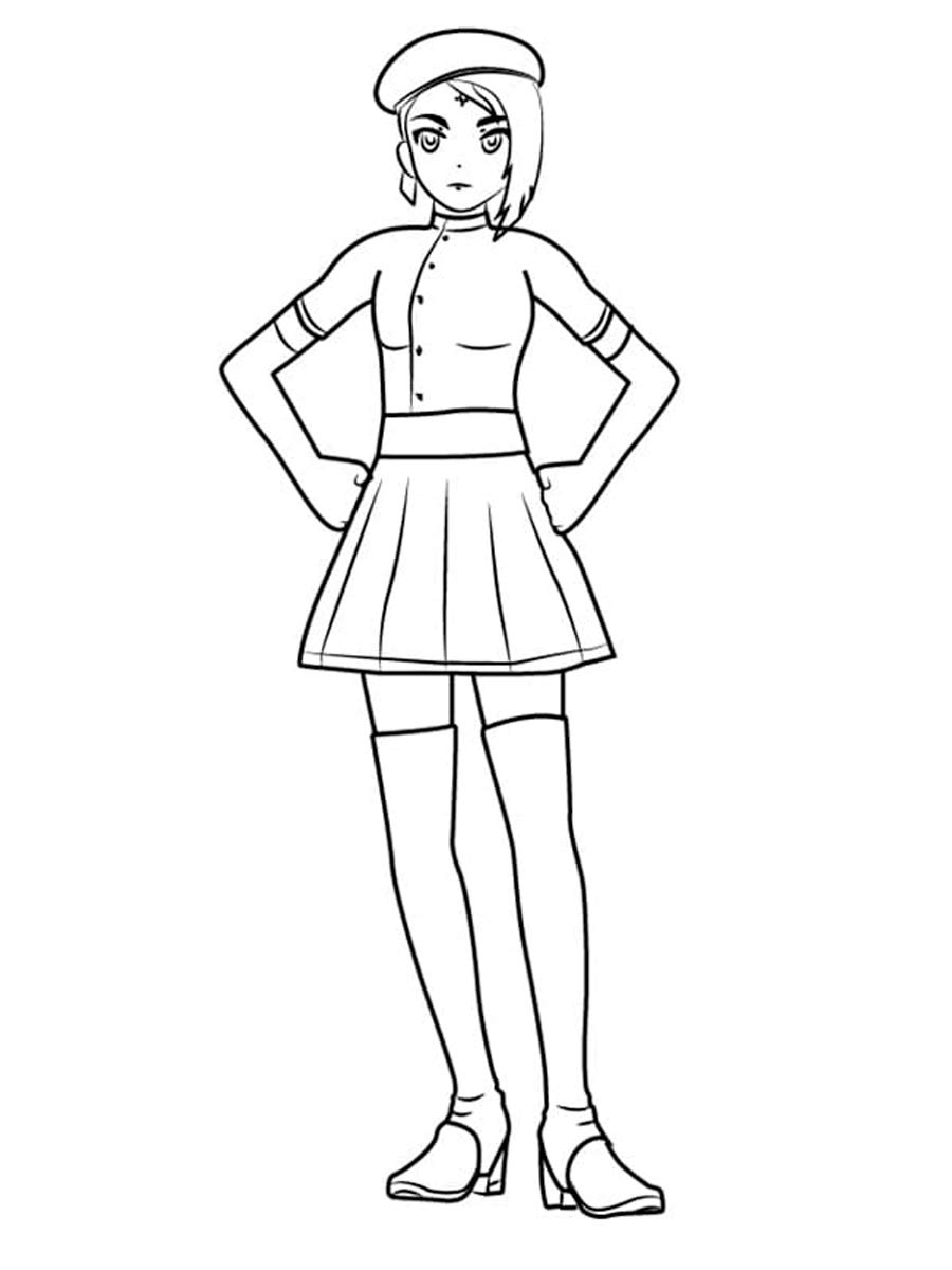 RWBY 8 coloring page