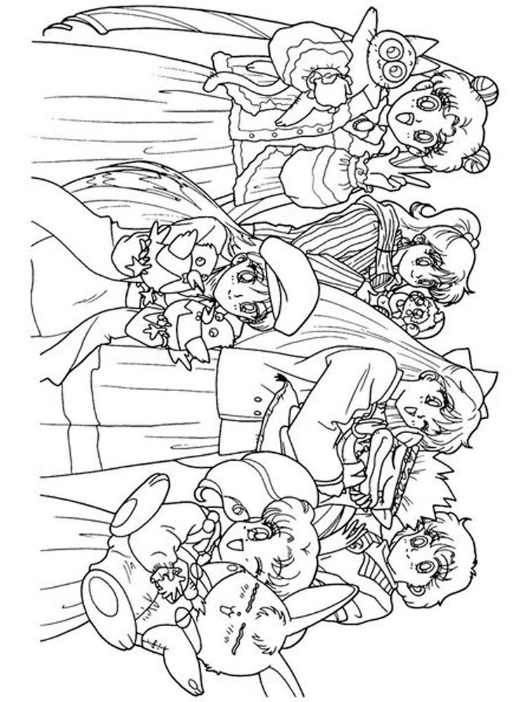 Sailor Moon 17 coloring page