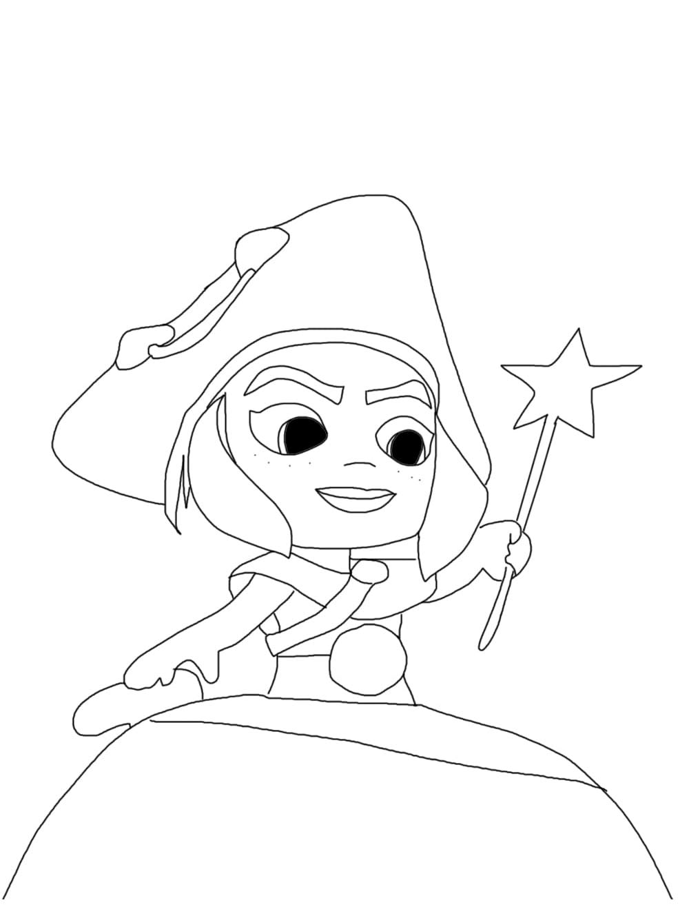 Santiago of the Seas Character coloring page