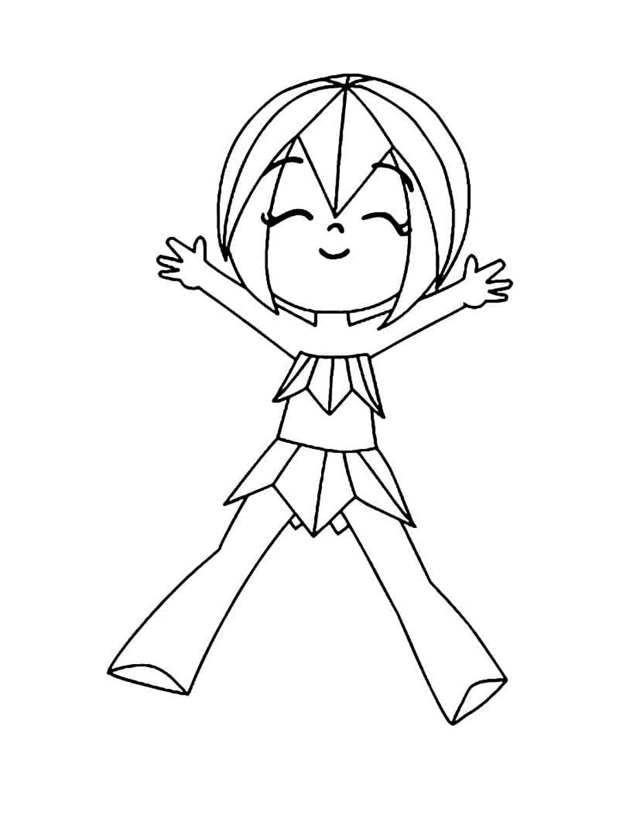 Happy Ester Sea Princesses coloring page