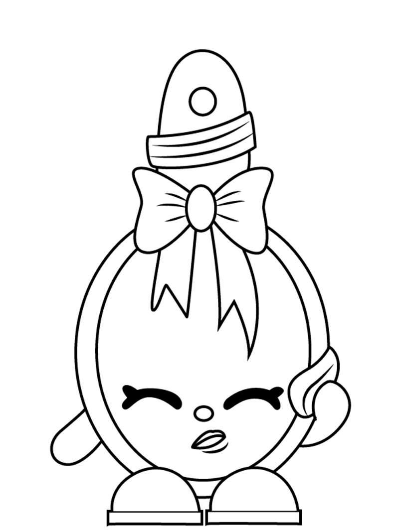 Shopkins Mirror coloring page