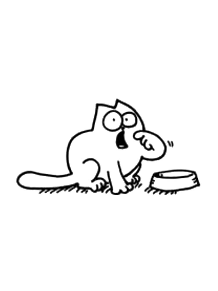 Simon’s Cat 1 coloring page