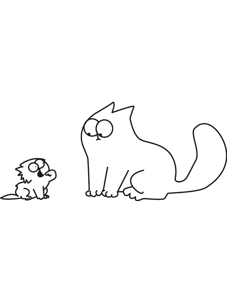 Simon’s Cat 11 coloring page