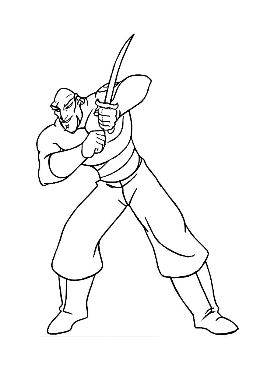 Sinbad the Sailor 4 coloring page