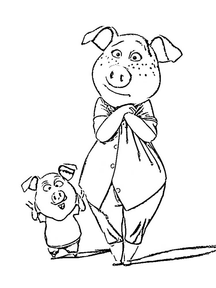 Rosita from Sing coloring page