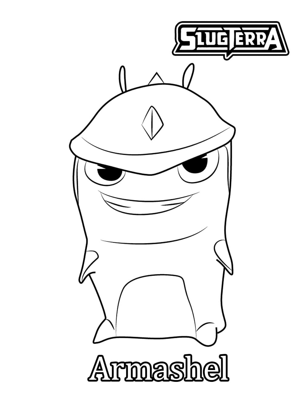 Armashel Slugterra coloring page