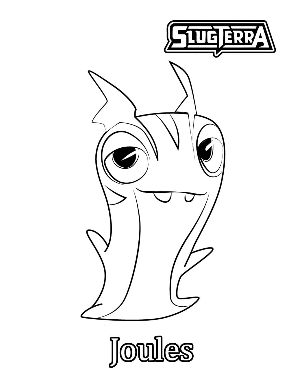 Joules Slugterra coloring page