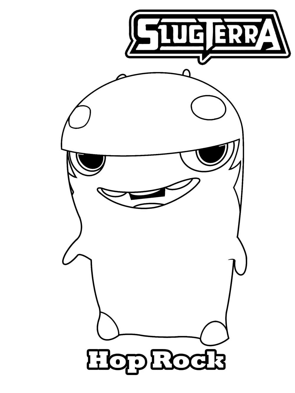 Hop Rock Slugterra coloring page